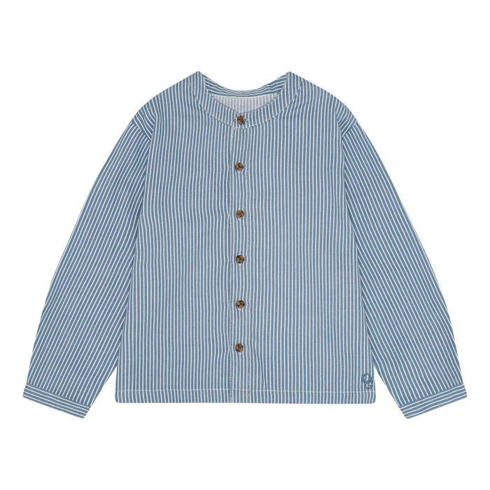 Skyrta Muslin LS blá