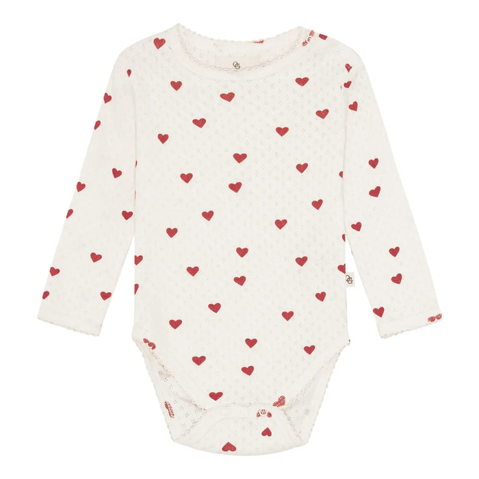 Samfella m/hjartamynstri