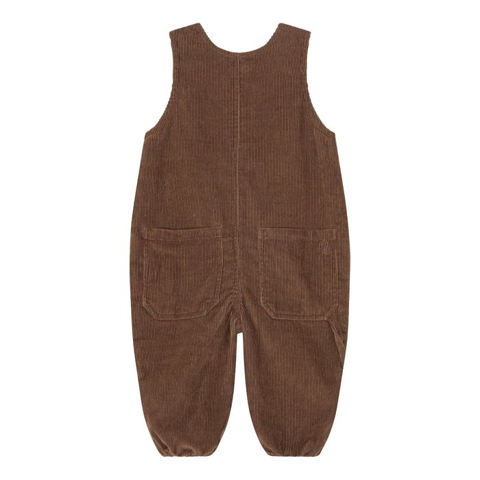 Smekkbuxur Flauel brúnar