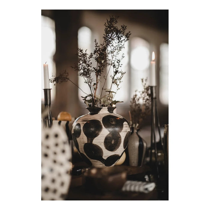 Vasi Get inked hvítur/svartur