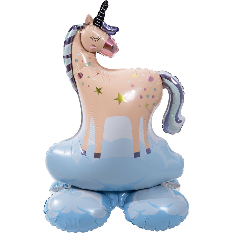 Helíumblaðra unicorn standandi