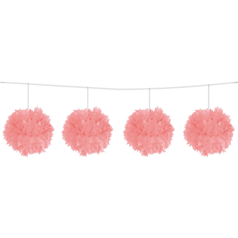 Pompom lengja bleik 3m