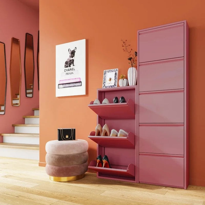 Skóskápur Caruso m/3 hillum