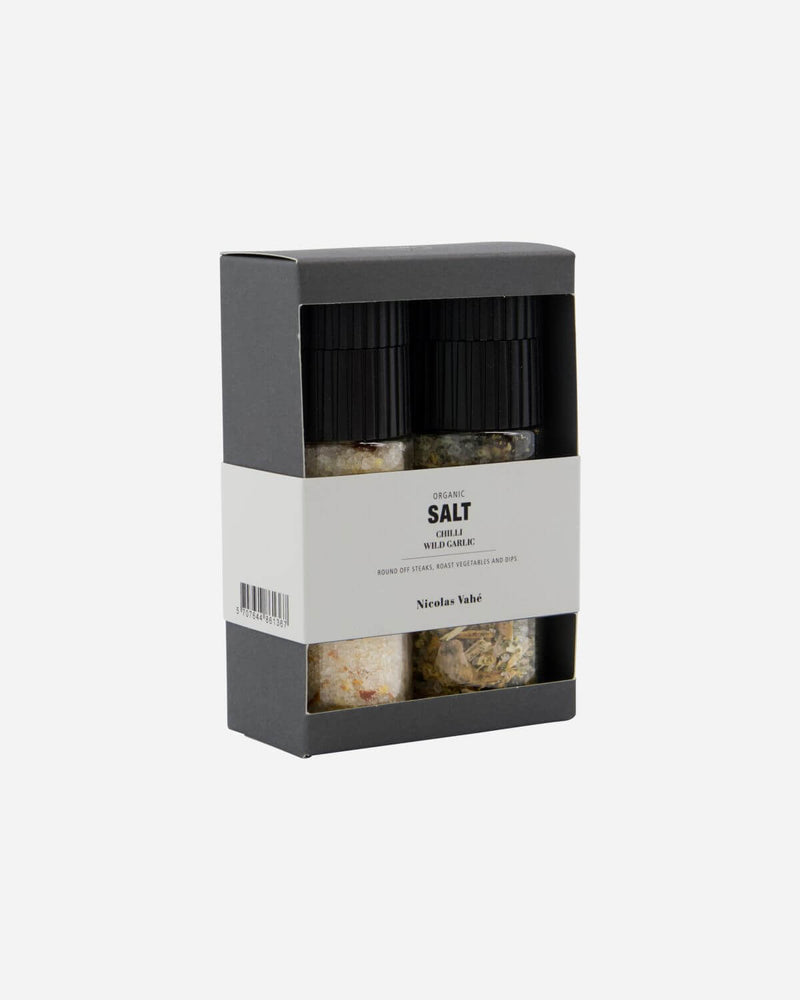 Gjafasett chilli salt & wild garlic