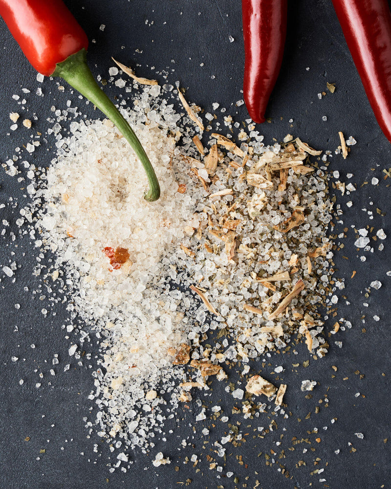 Gjafasett chilli salt & wild garlic