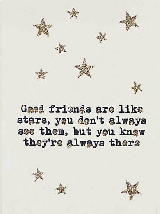 Kort Good Friends Are Like Stars