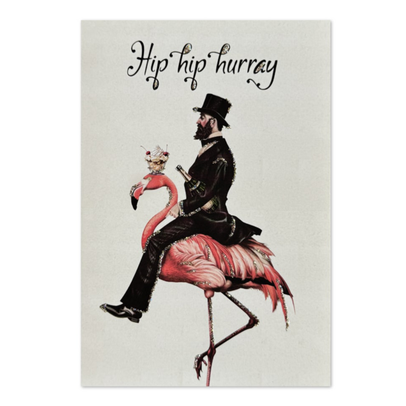 Kort Hipp hip hurray ostrich