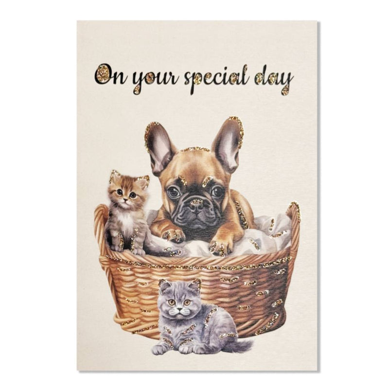 Kort "on your special day"