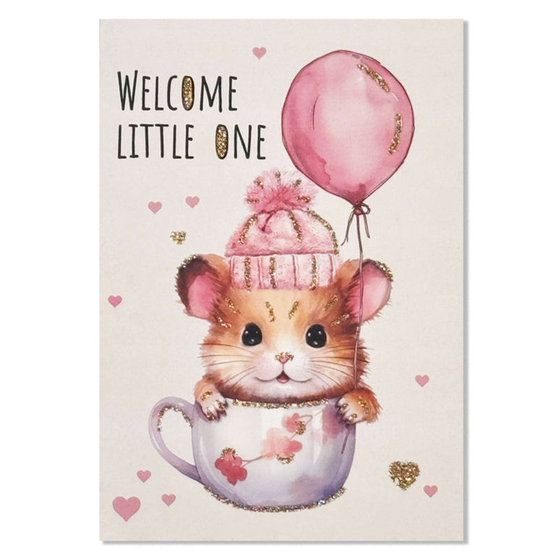 Kort Welcome little one girl