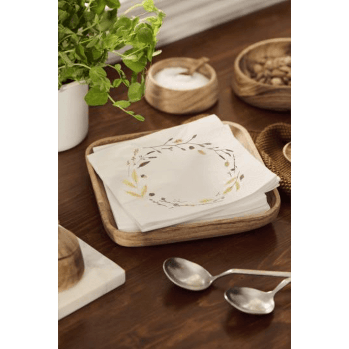 Servíettur Autum wreath