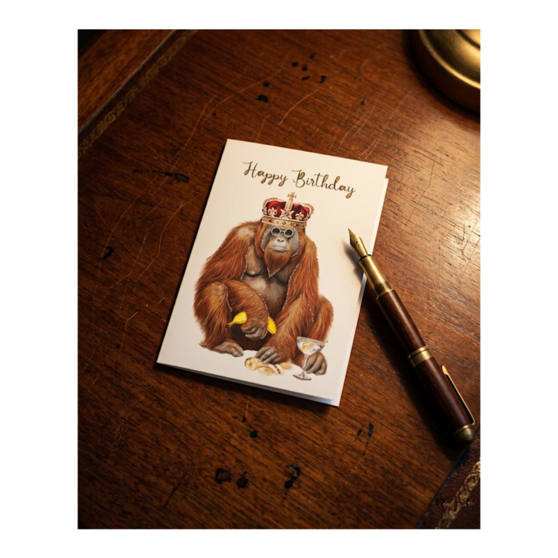 Kort Happy birthday orangutan