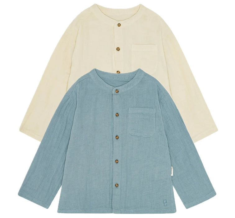 Skyrta Muslin LS beige