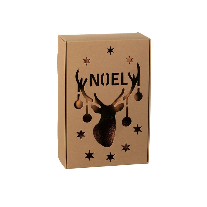 Jólakúlur brúnar 6 stk