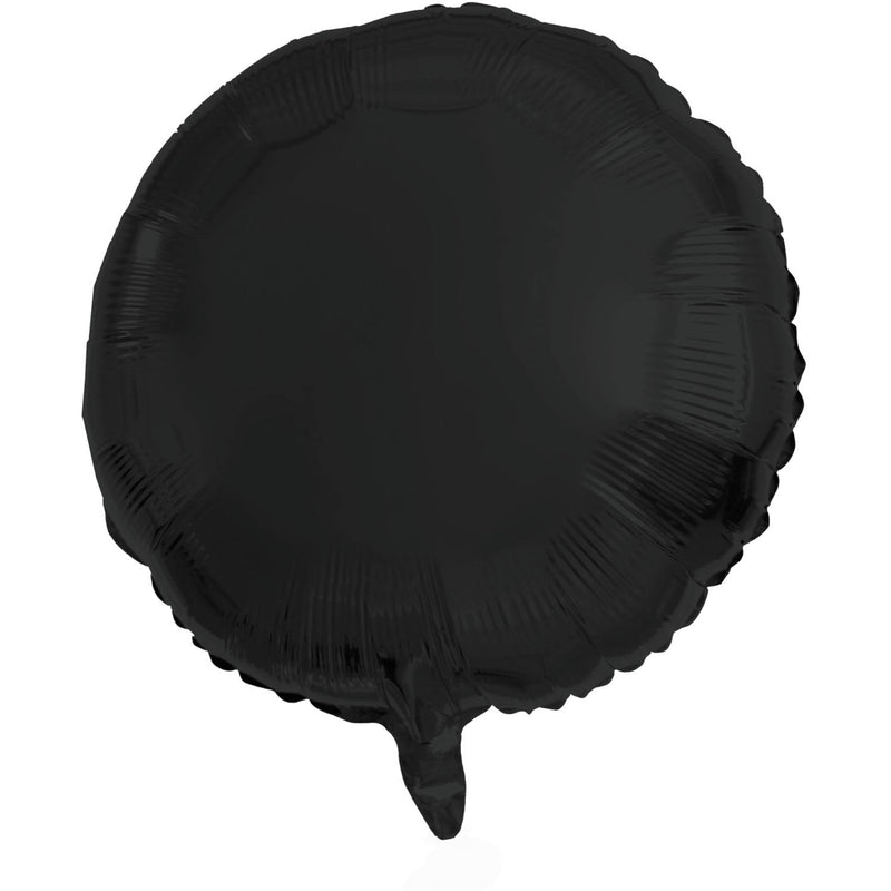 Helíumblaðra svört 45cm