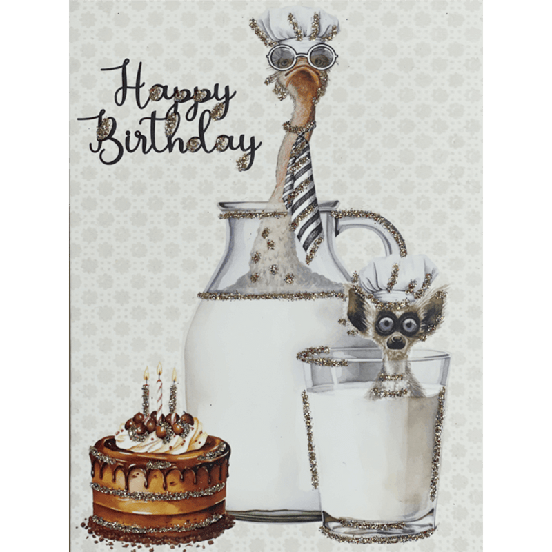 Kort "bappy birthday"