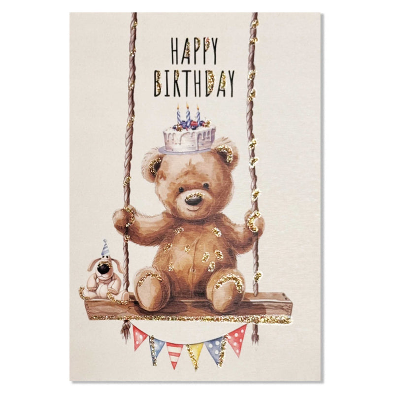 Kort happy birthday bear
