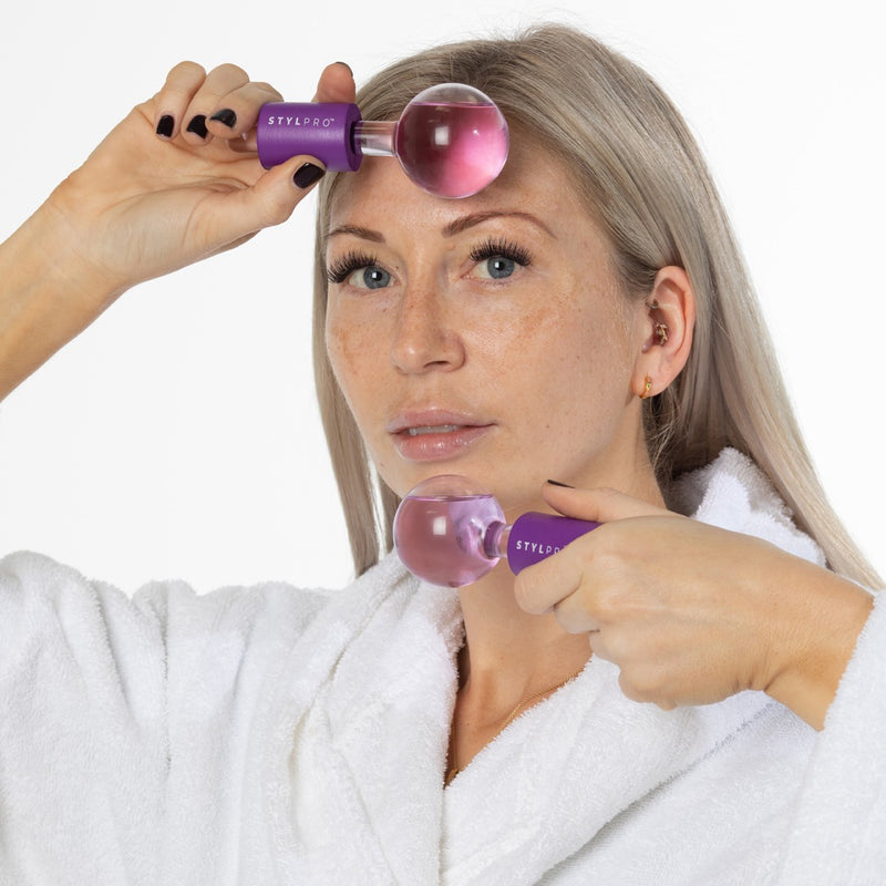 Facial ice globes