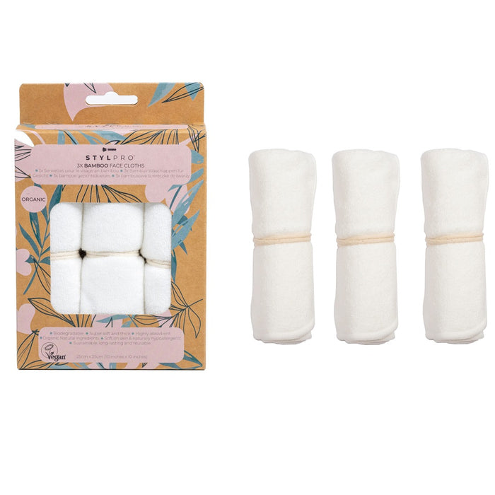 Andlitsklútar bamboo 3 stk