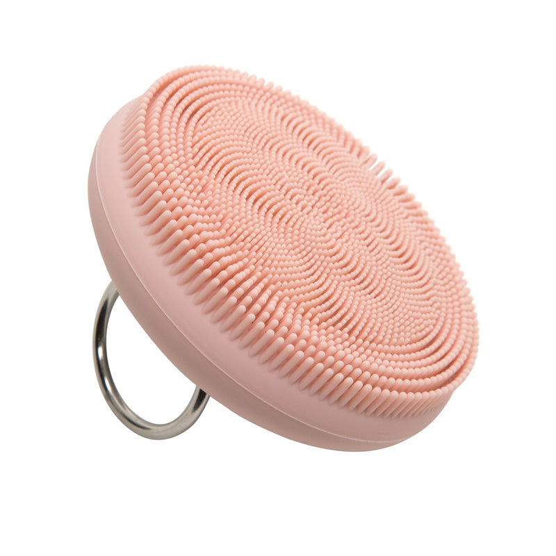 Round silicone scrub brush