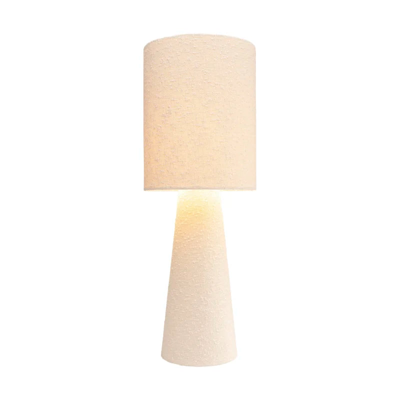 Borðlampi Marleen bouclé beige