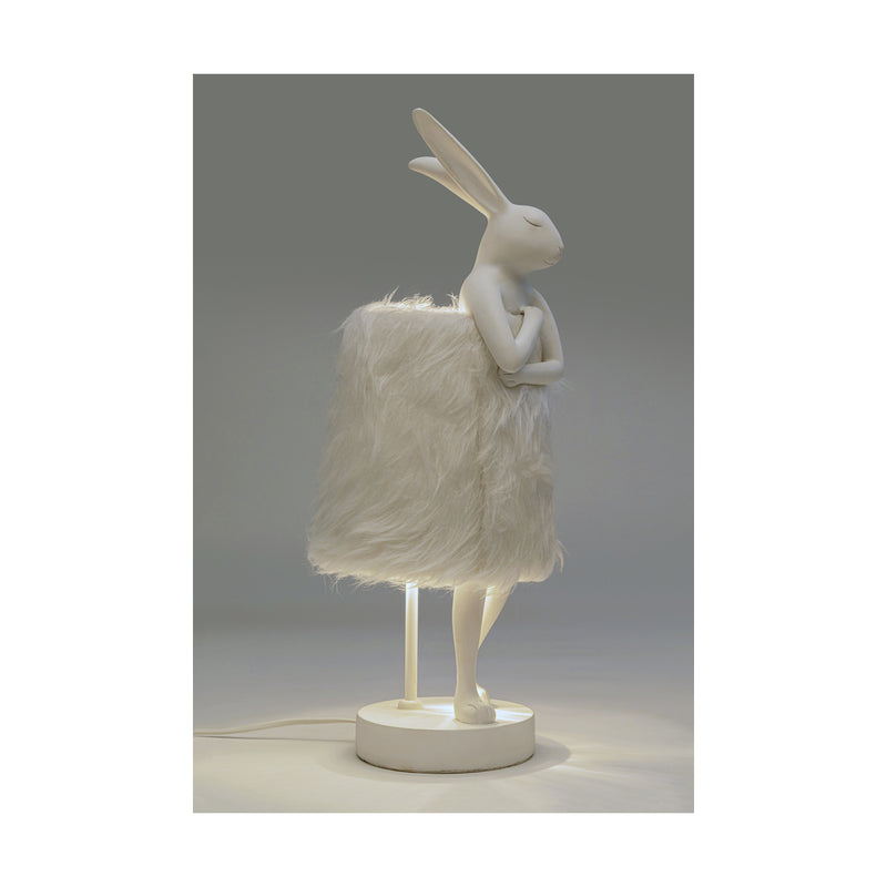 Borðlampi Rabbit fur