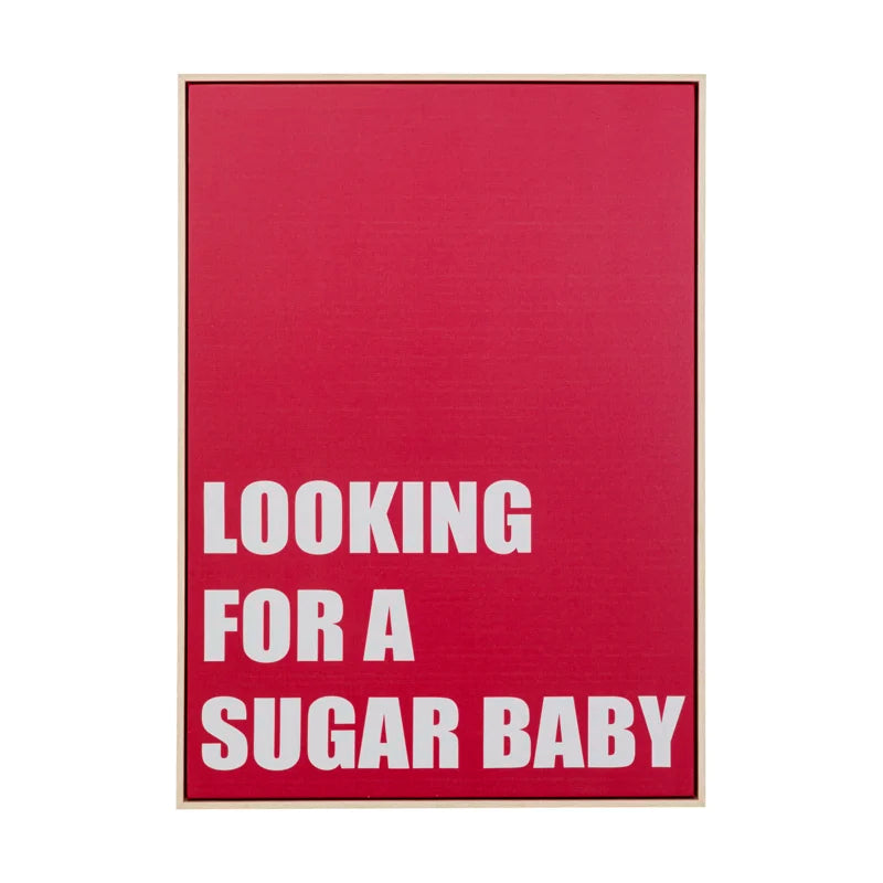 Mynd Sugar baby 50x70cm