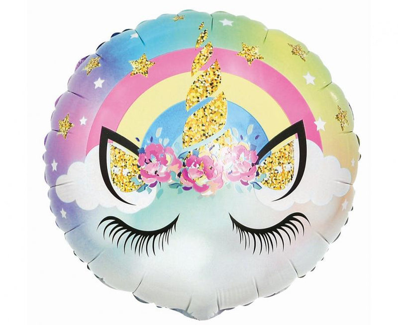 Helíumblaðra unicorn pastel