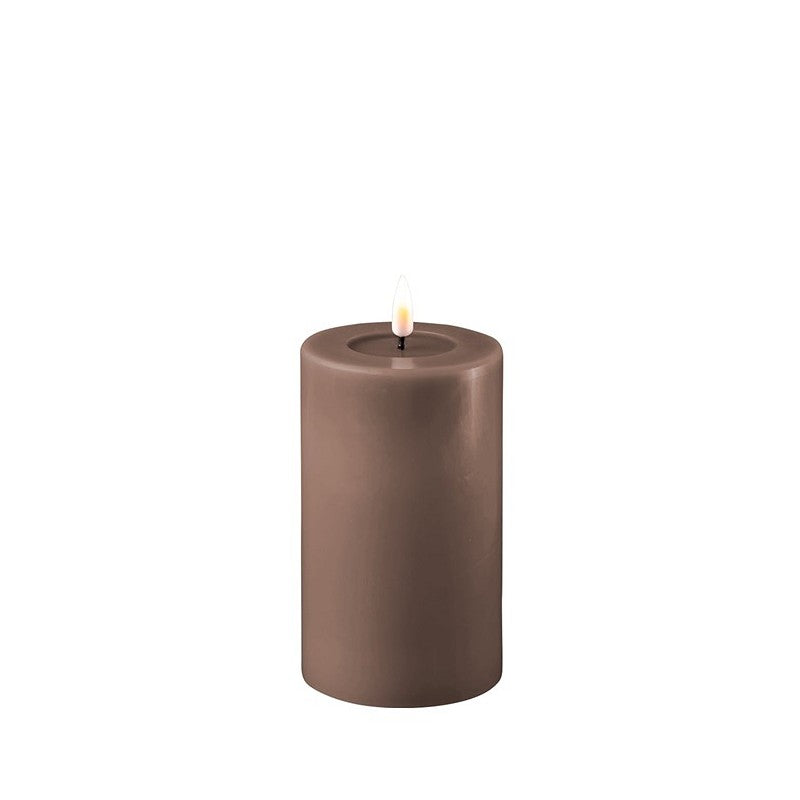 Led kerti mocca breidd 7.5cm