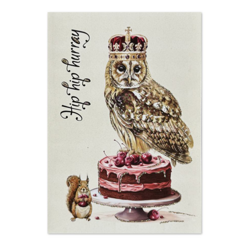Kort Hipp hip hurray king owl
