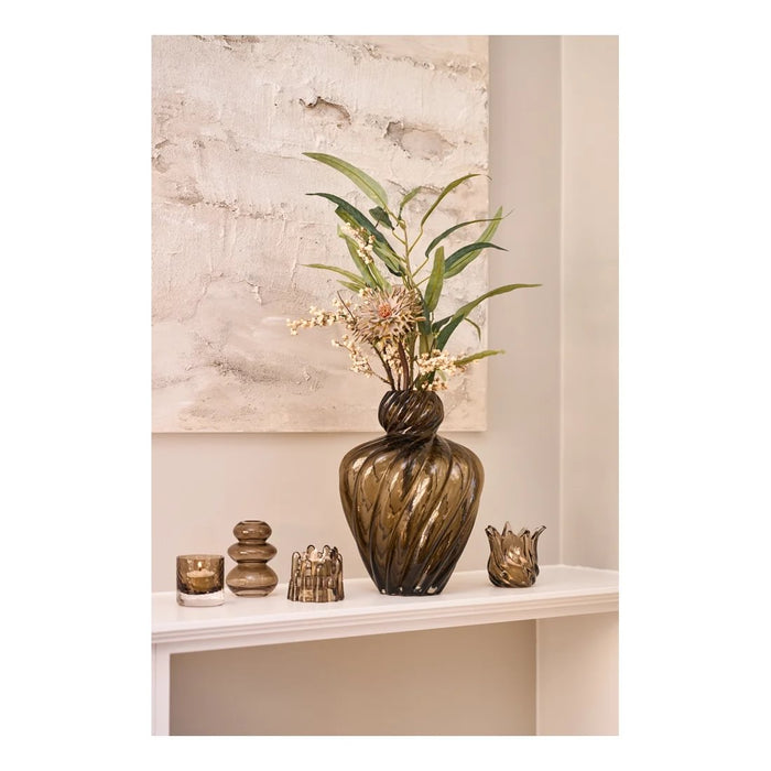 Kertaglas brúnt 2 stærðir