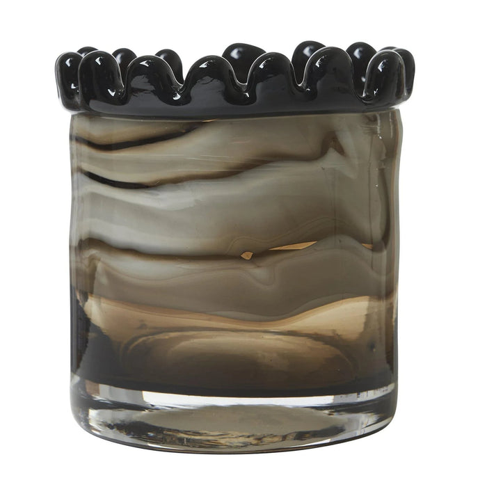 Kertaglas Dolce brúnt 2 stærðir