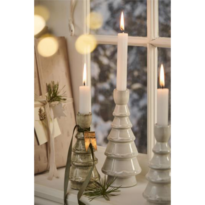 Kertastjaki Tré brúnn 2 stærðir