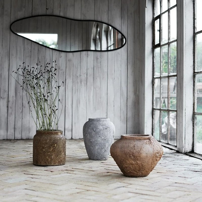 Blómapottur luna beige