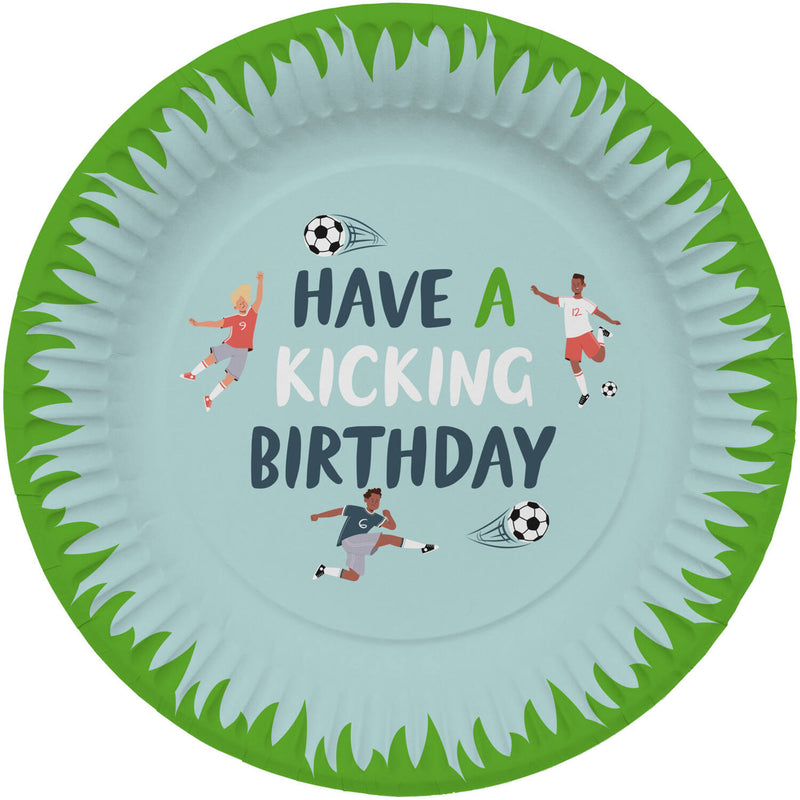 Pappadiskar Fantastic football 8 stk