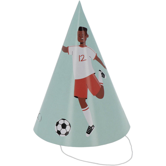 Afmælishattar Fótbolti 6 stk