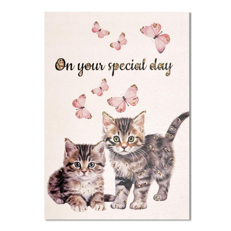 Kort "on our special day" kisur