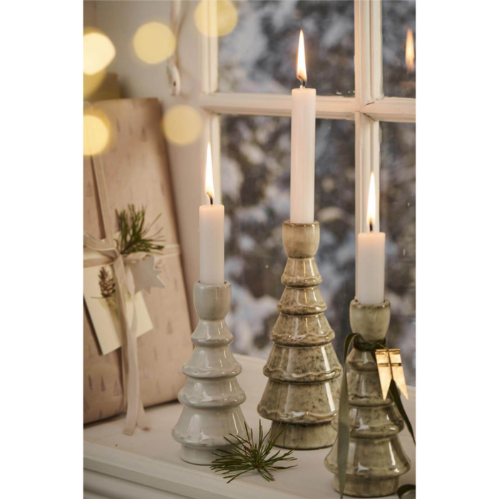 Kertastjaki Tré brúnn 2 stærðir