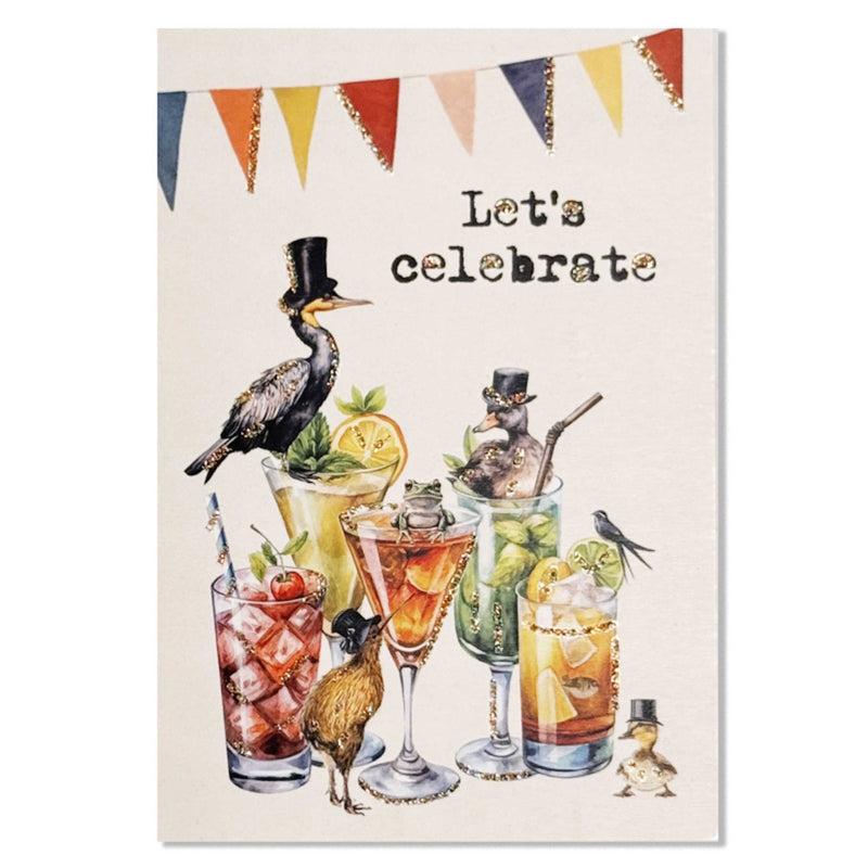 Kort "let’s celebrate"