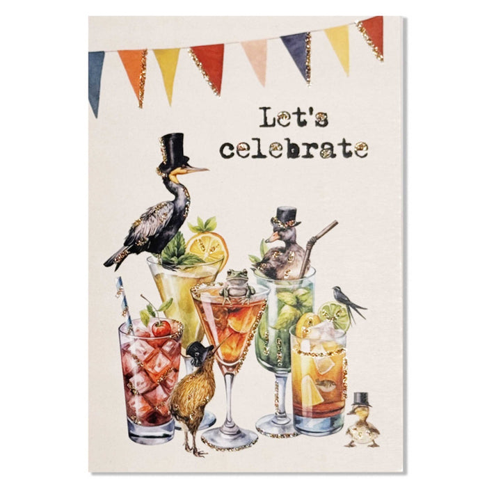 Kort "let’s celebrate"