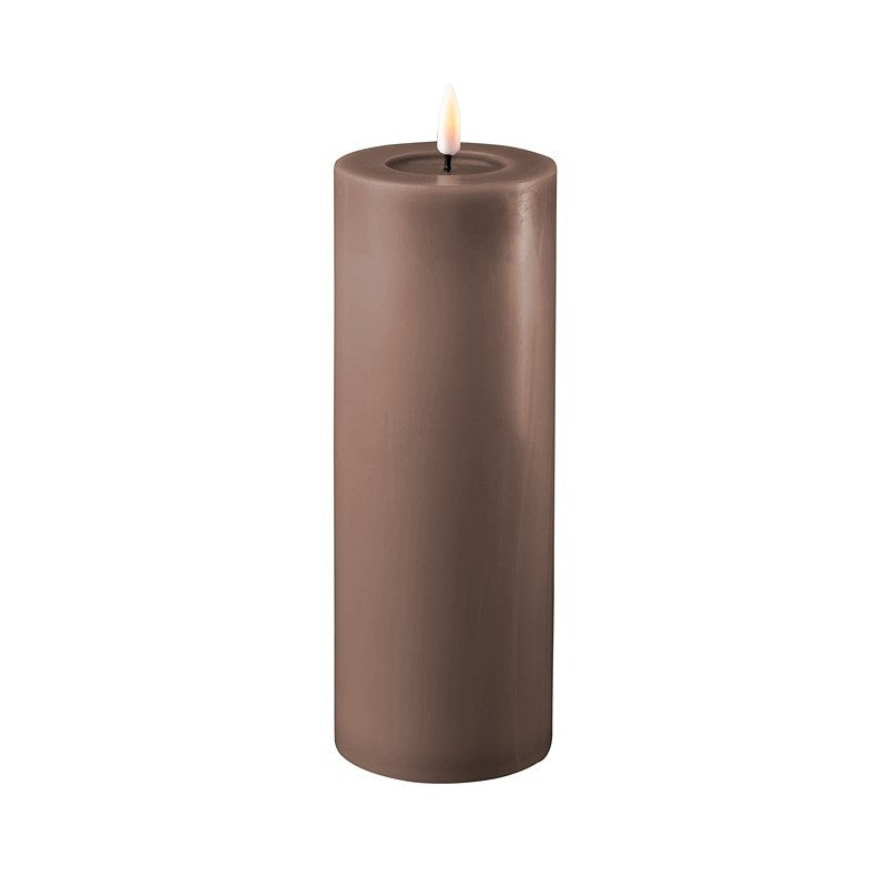 Led kerti mocca breidd 7.5cm