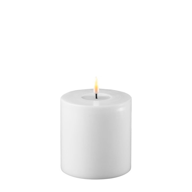 Led kerti hvít breidd 10cm