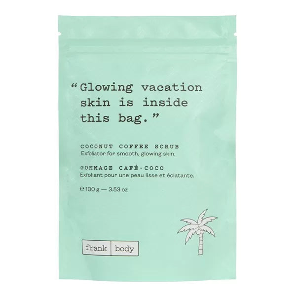 Coconut coffee scrub