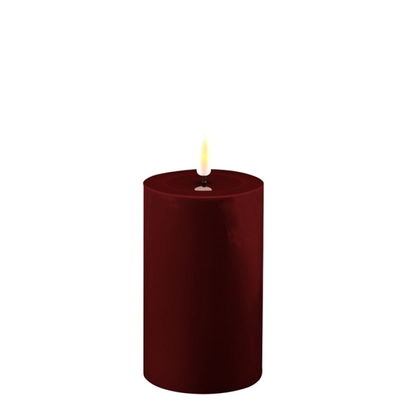 Led kerti rautt breidd 7,5cm