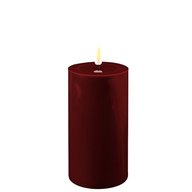 Led kerti rautt breidd 7,5cm