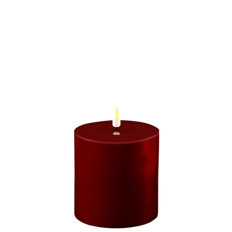 Led kerti rautt breidd 10cm