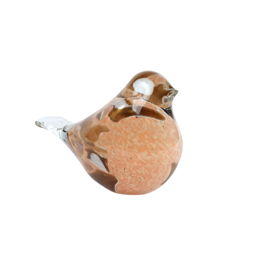 Glerfugl beige