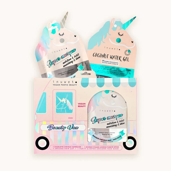 Gjafasett Unicorn maskar