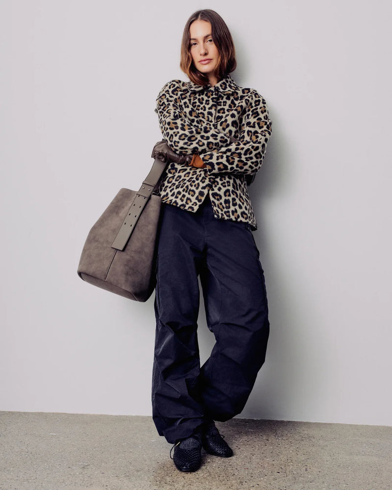 Taska Imitation Suede tote