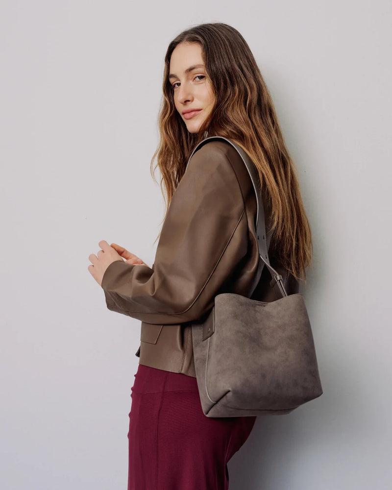 Hliðartaska Imitation Suede