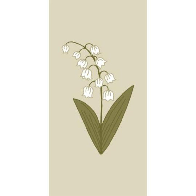 Servíettur Lily of the valley